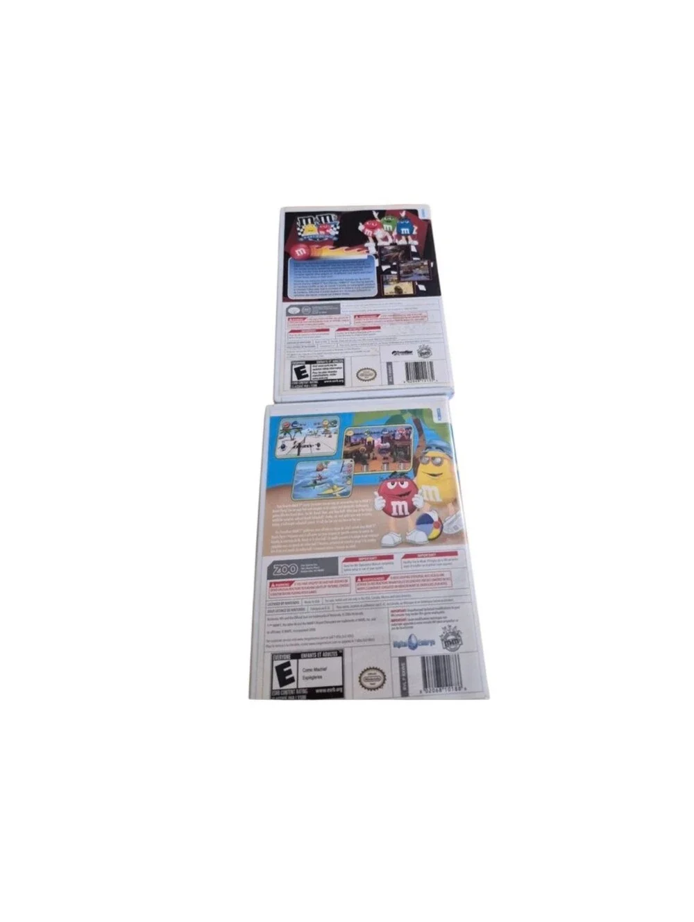 Nintendo Wii M&M's Games - Kart Racing And Beach Party